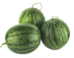 watermelon isolated on white background.