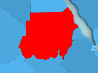 Map of Sudan