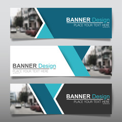 Collection horizontal business banner set vector templates. Clean modern geometric abstract background layout for website design. Simple creative cover header. In rectangle size.