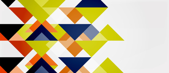 Triangle pattern design background