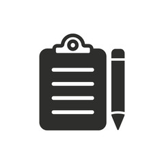 Notepad vector icon.