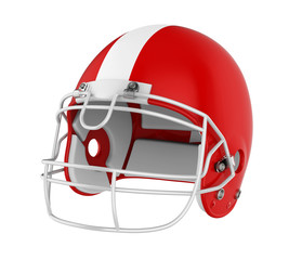 Fototapeta premium American Football Helmet Isolated