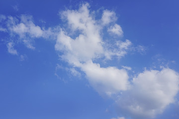 Blue sky and white clouds