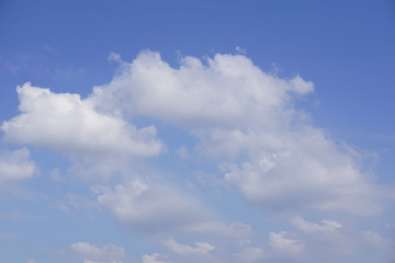 Blue sky and white clouds