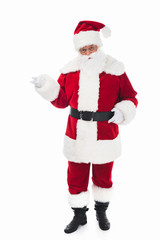 santa claus in traditional costume