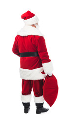 santa claus with bag