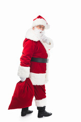 santa claus with bag