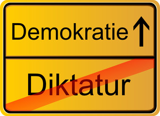 Demokratie, Diktatur