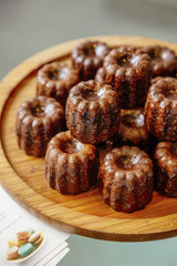Canele chocolate