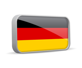 Vector isolated Germany flag sign.