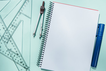 Supplies for blueprinting