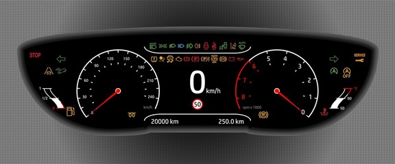 Digital Car Dashboard