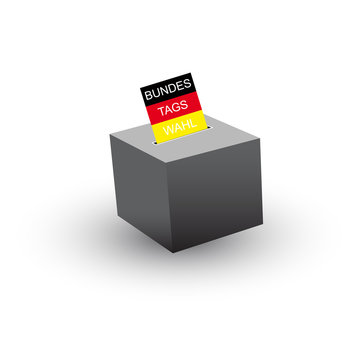 Wahlurne Bundestagswahl