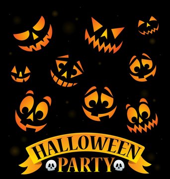 Halloween party sign topic image 7