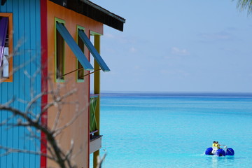 Obraz premium Private Island Half Moon Cay Bahamas