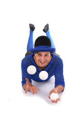 liegender jongleur