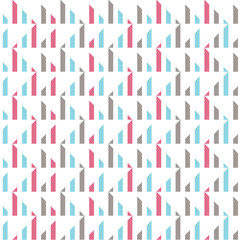 Cold colored geometric shapes, background, vector art, seamless pattern - 169668124