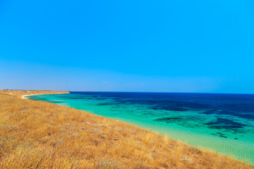 Coastline of the Black Sea, Crimea.