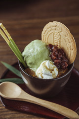 Matcha ice cream