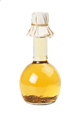 bottle of vegetable oil