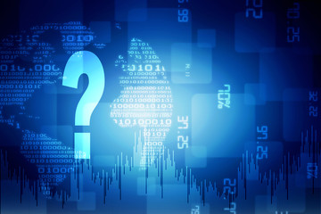 2d rendering Stock market online business concept. business Graph 