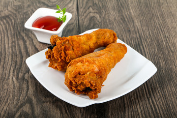 Crispy chicken legs
