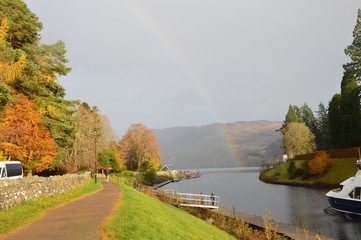 Rainbow on Loch Ness - 169673381