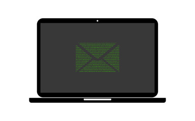 Hacker Laptop Email