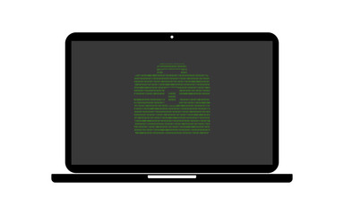 Hacker Laptop Aktenkoffer