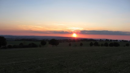 sonnenuntergang in großrückerswalde