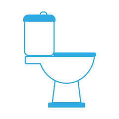 toilet icon over white background vector illustration