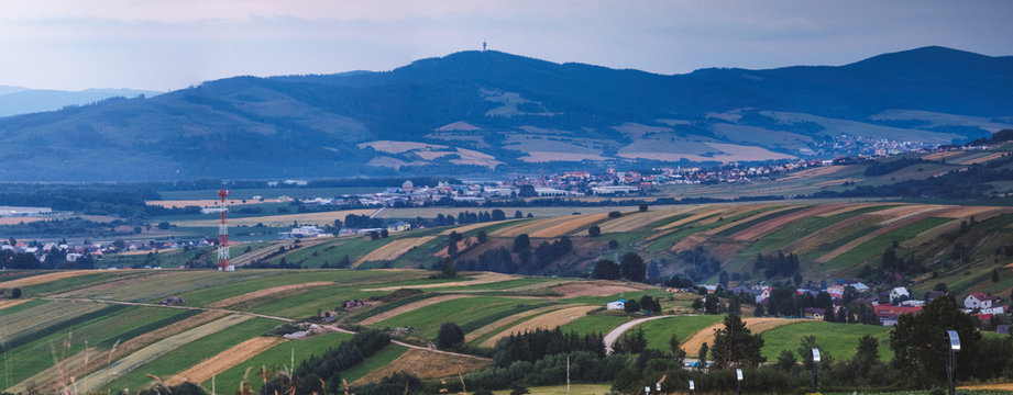 Beautiful evening Orava view from Klin