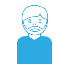 cartoon plumber man icon over white background vector illustration