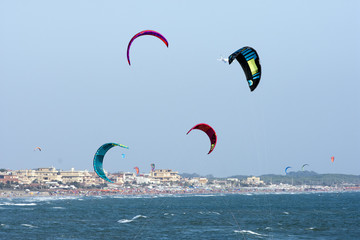kitesurfing in Marina di San Nicola