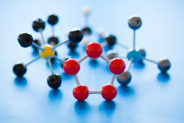 model of chemical molecules