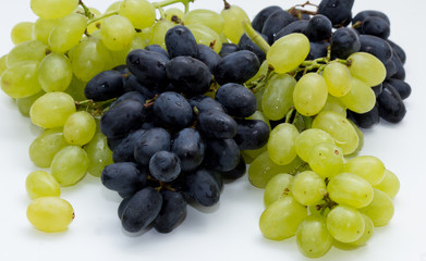 grapes white blue