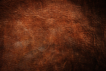 dark brown leather background or texture - obrazy, fototapety, plakaty