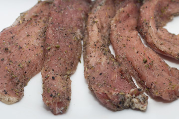 raw beef pork meat