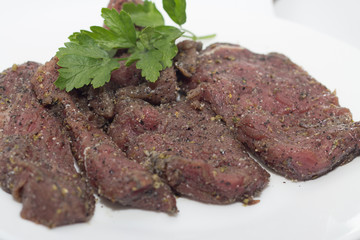 raw beef pork meat