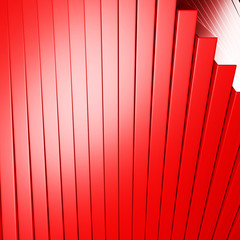 Red metallic stripes abstract glossy background
