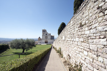 Fototapeta na wymiar Basilica di San Francesco - Assisi
