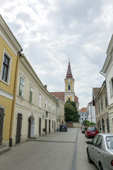 Obraz premium Street in Szekesfehervar