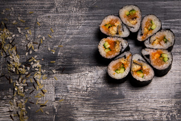 sushi rolls