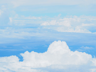 Blue sky background with clouds