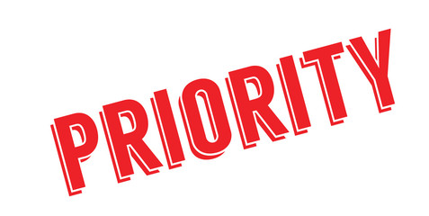 Priority rubber stamp. Grunge design with dust scratches. Effects can be easily removed for a clean, crisp look. Color is easily changed.