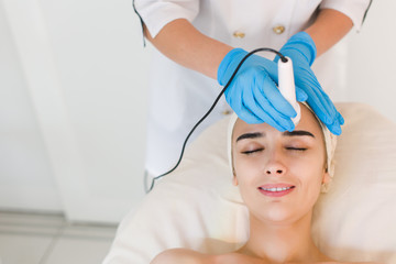 Cosmetic procedures in spa clinic