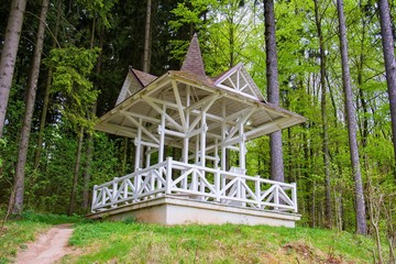 Karola Lookout - The name comes from a distinguished visitor to the town, the Bavarian Queen Karola. This is a lookout pavilion built in 1875 on the hillside - Marianske Lazne (Marienbad) - Czechia