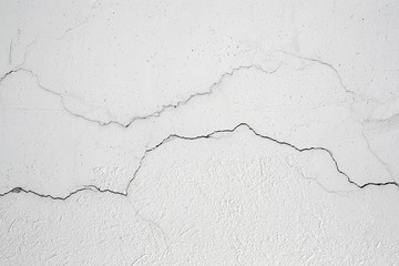 old white cracked wall background - obrazy, fototapety, plakaty
