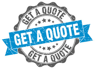 get a quote stamp. sign. seal