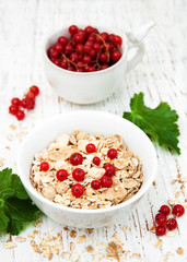 breakfast with fresh berries